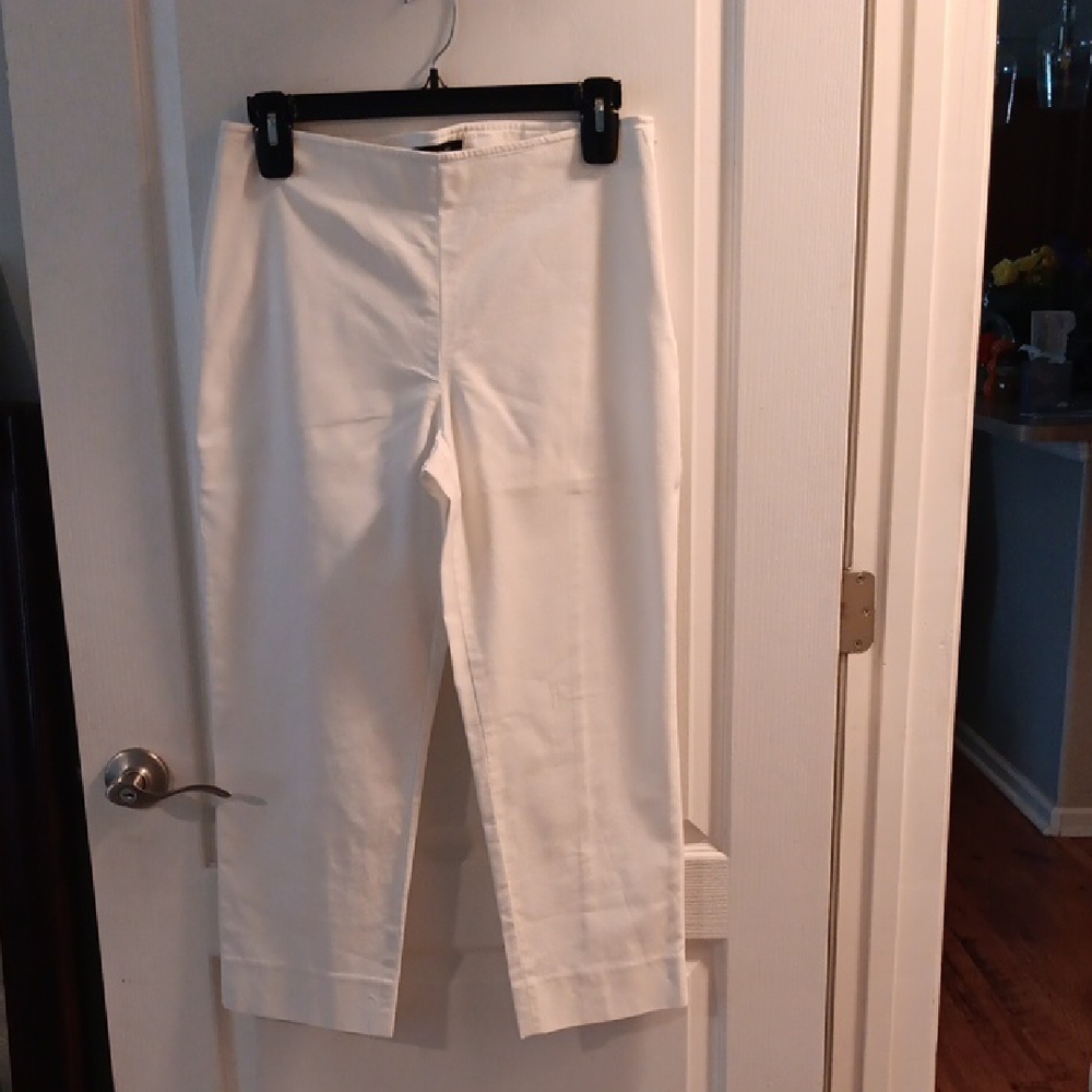 Talbots Textured White Pants